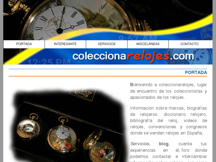 www.coleccionarelojes.com