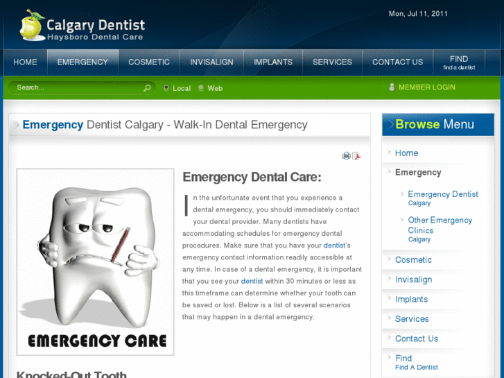 www.dentalemergencycalgary.com