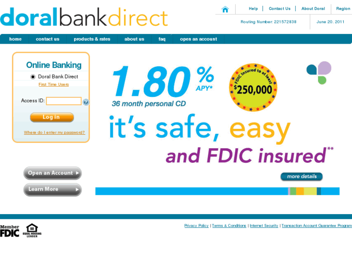 www.doralbankdirect.com