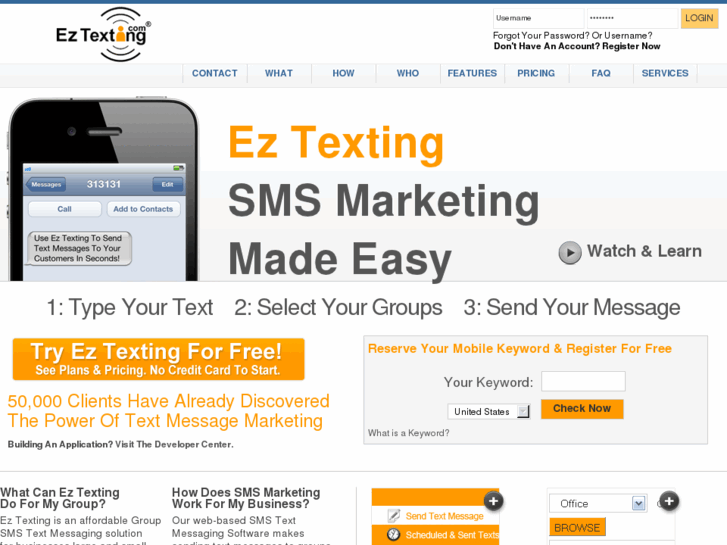 www.ez-texting.com