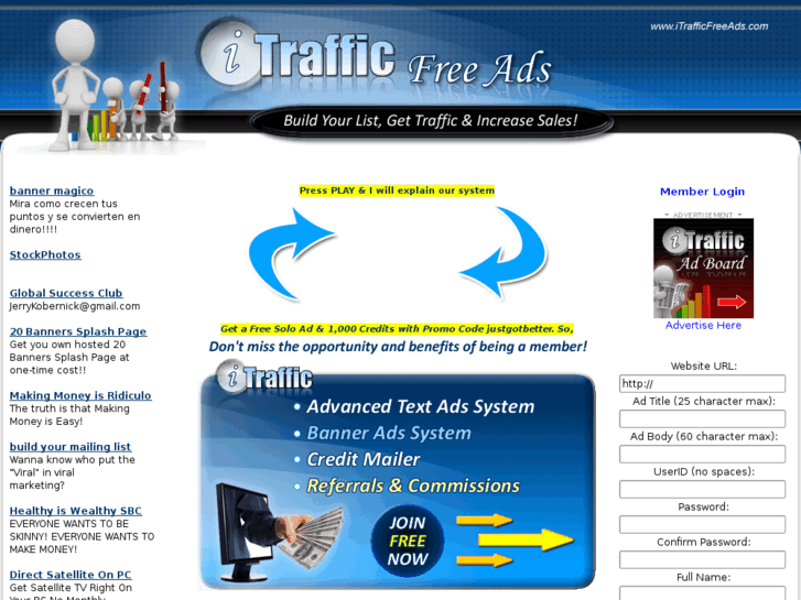 www.itrafficfreeads.com