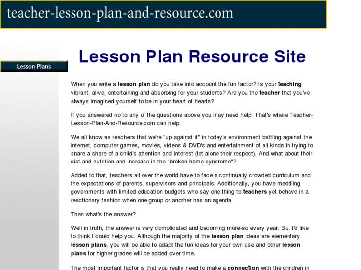 www.teacher-lesson-plan-and-resource.com