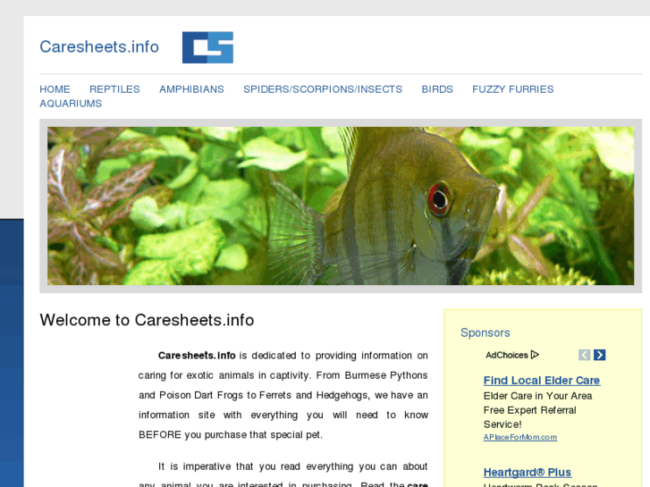 www.caresheets.info