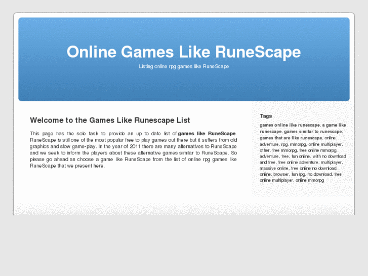 www.gameslikerunescape.biz