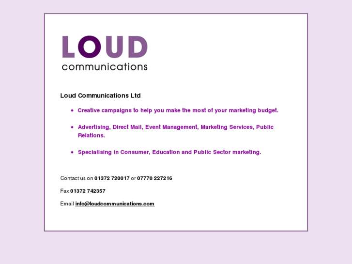 www.loudcommunications.com