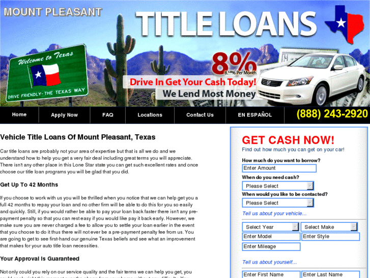 www.mtpleasant-cartitleloans.com