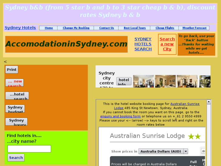 www.accomodationinsydney.com