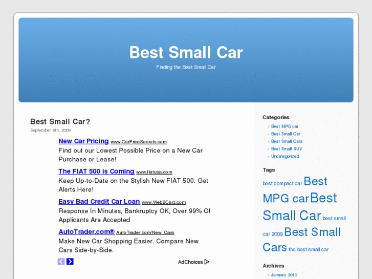 www.bestsmallcar.org