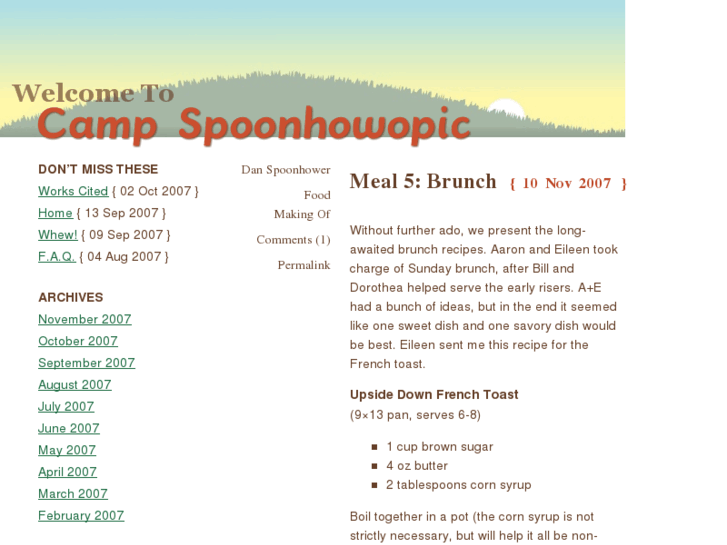 www.campspoonhowopic.com