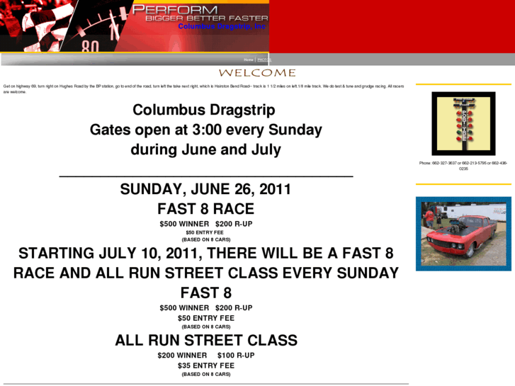 www.columbusdragstrip.com