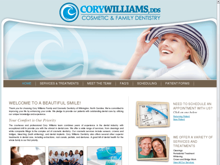 www.corywilliamsdentist.com