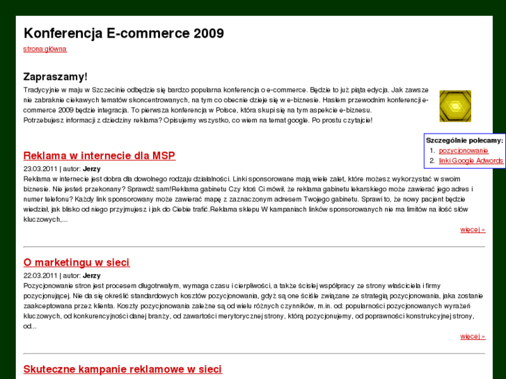 www.e-commerce2009.pl