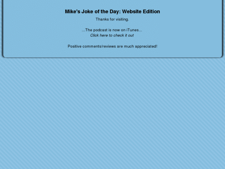 www.mikesjokeoftheday.com