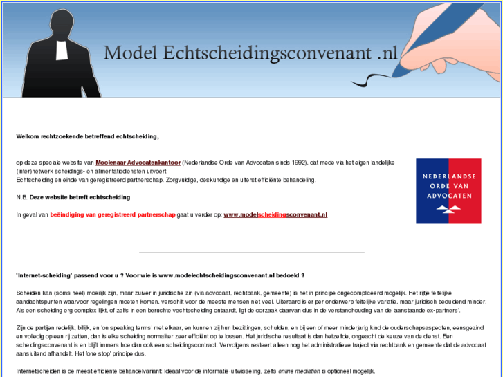www.modelechtscheidingsconvenant.nl