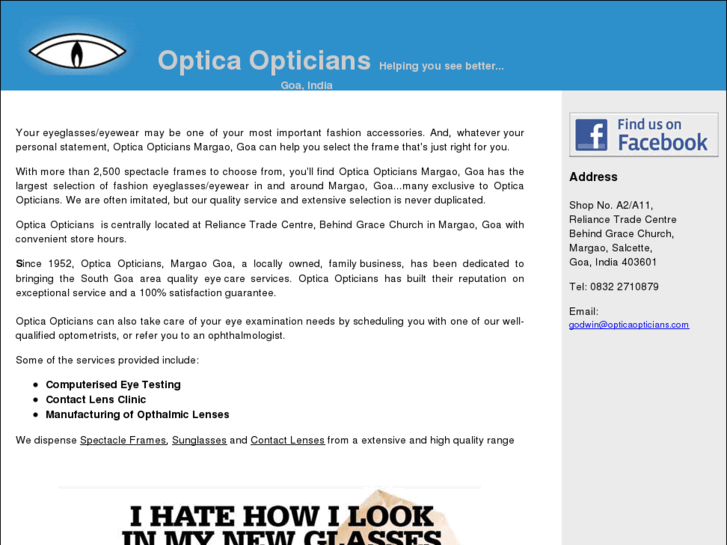 www.opticaopticians.com