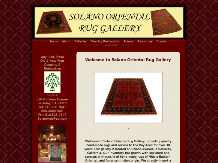 www.solanoorientalruggallery.com