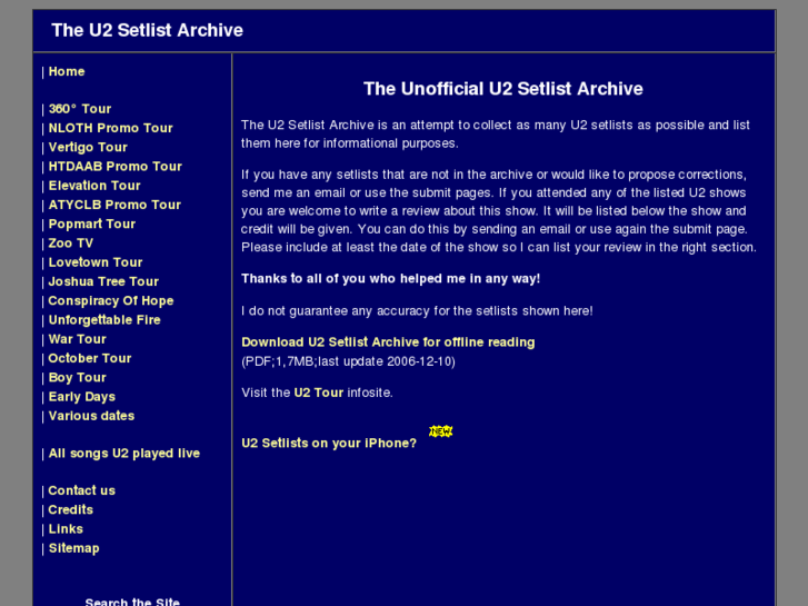 www.u2setlists.com