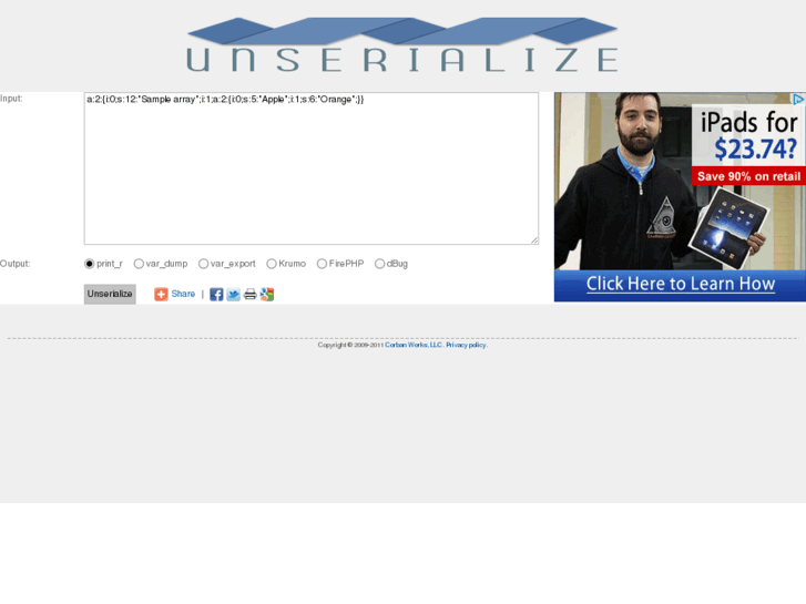 www.unserialize.com