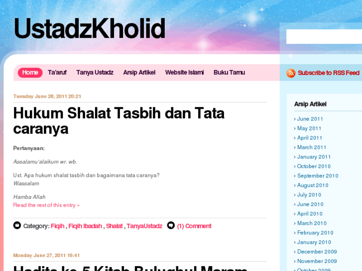 www.ustadzkholid.com