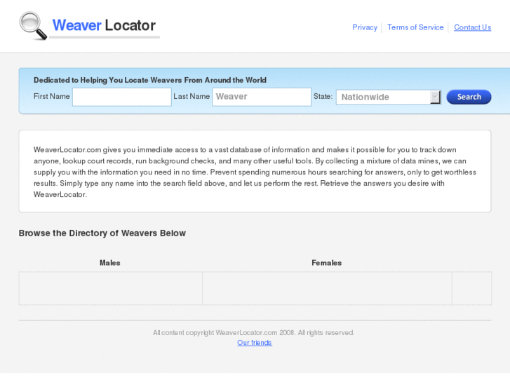 www.weaverlocator.com