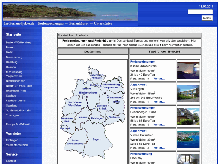 www.1a-ferienobjekte.de