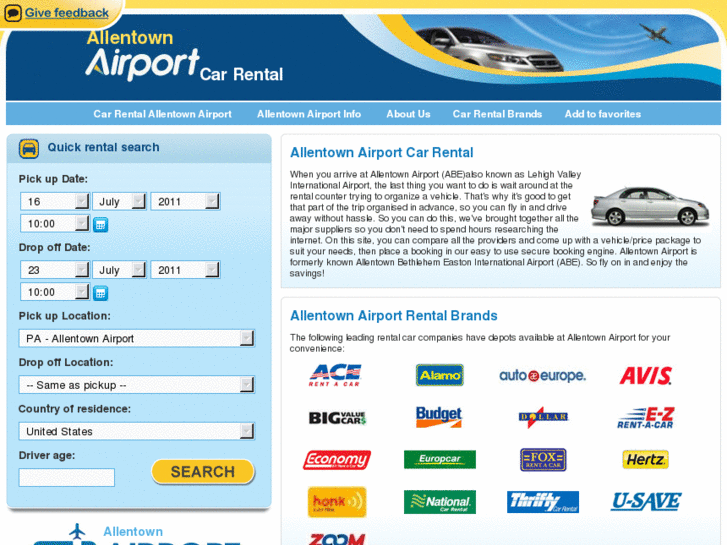 www.allentownairportcarrental.com