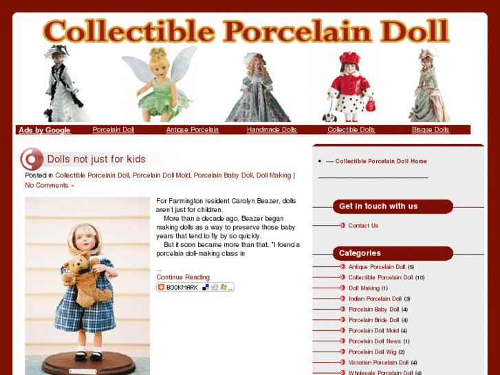 www.collectibleporcelaindoll.com
