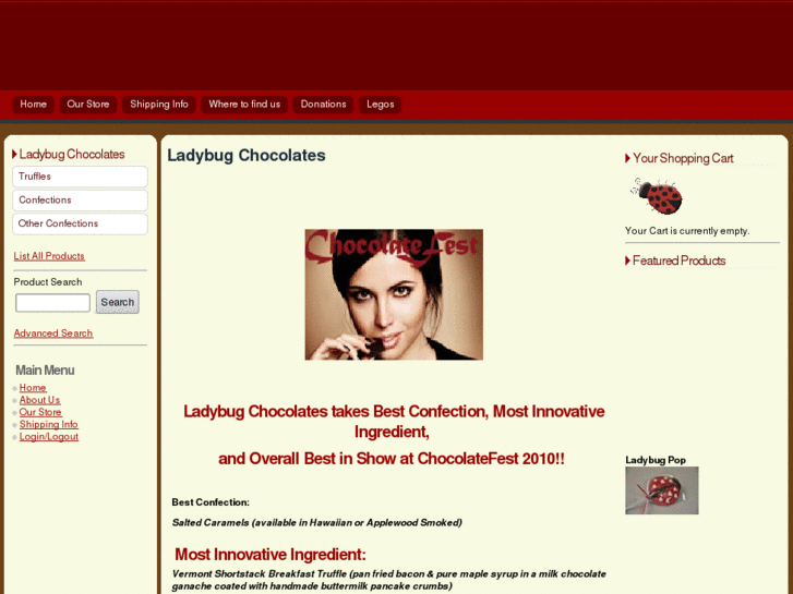 www.ladybugchocolates.com