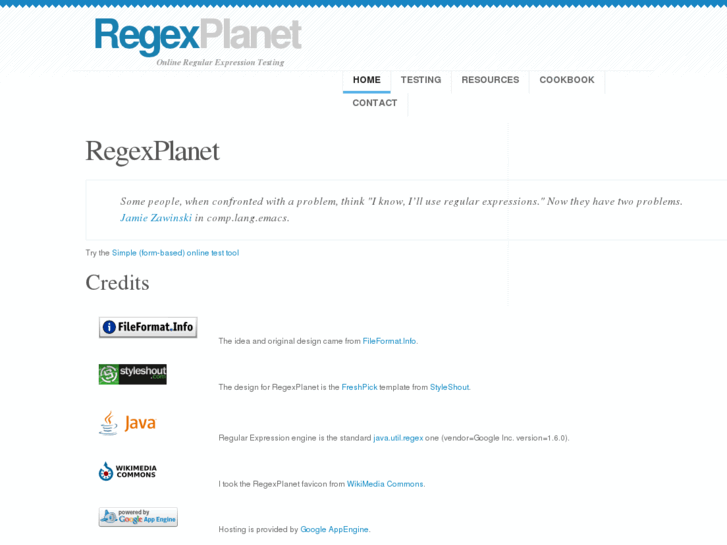 www.regexplanet.com