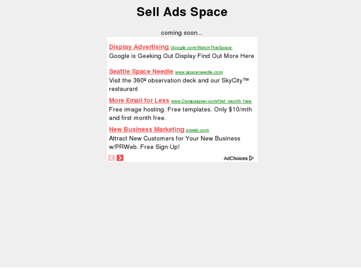 www.sell-ads-space.com