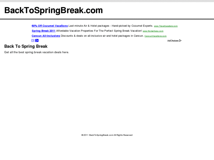 www.backtospringbreak.com