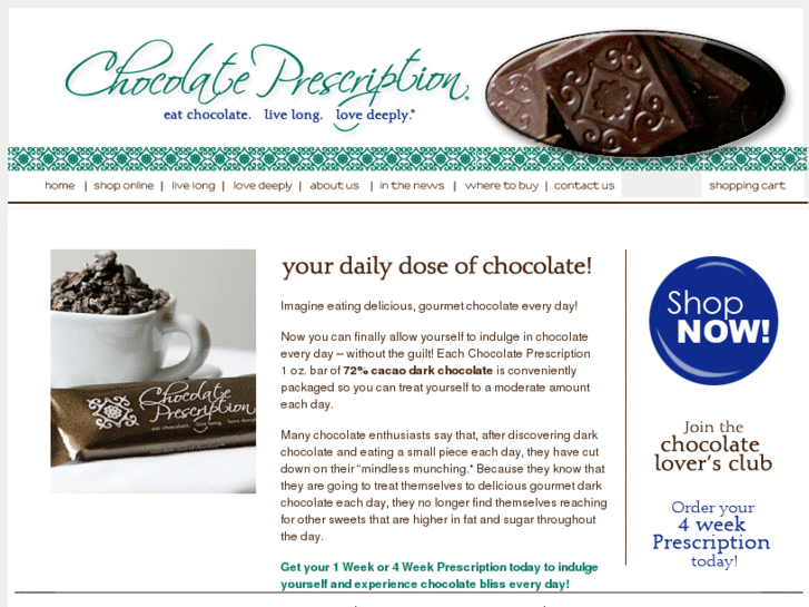 www.chocolateprescription.com