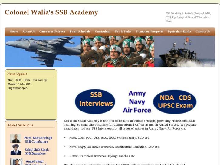 www.col-walias-ssb-academy.com