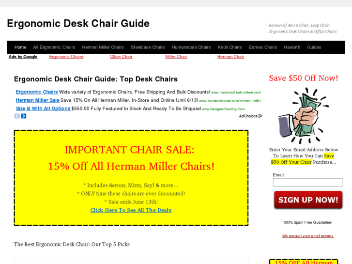 www.ergonomicdeskchairguide.com