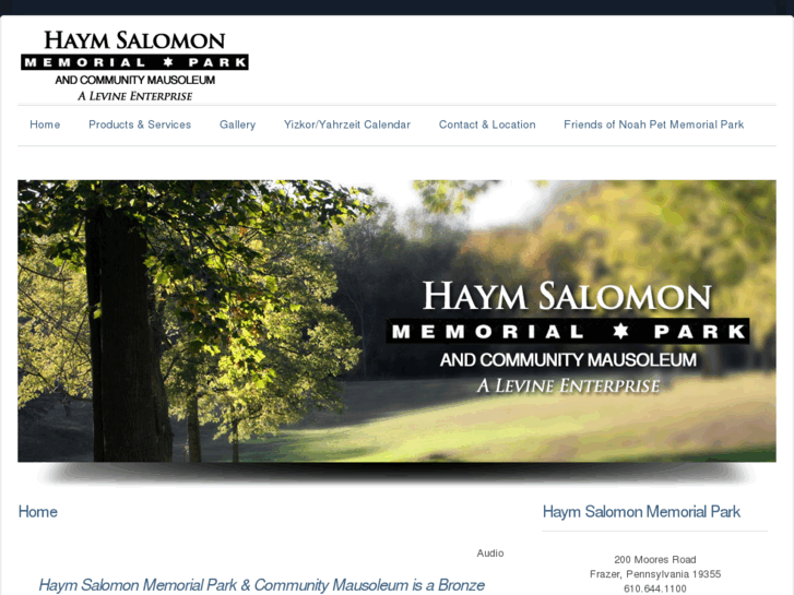 www.haymsalomonmemorialpark.com