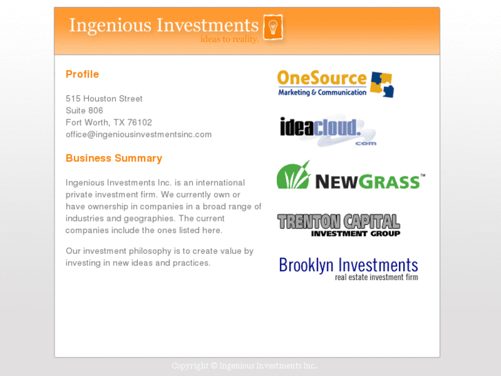 www.ingeniousinvestmentsinc.com