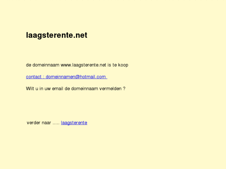 www.laagsterente.net