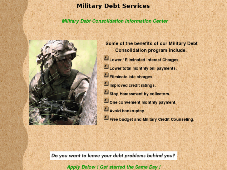 www.military-debt.com