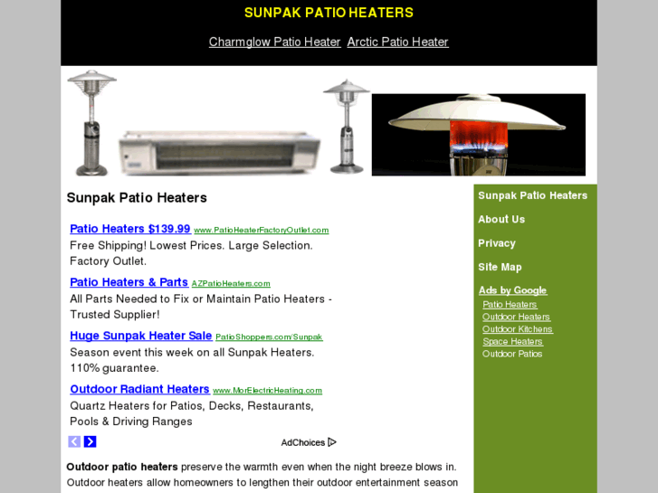 www.sunpakpatioheaters.net