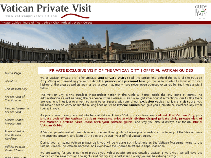 www.vaticanprivatevisit.com