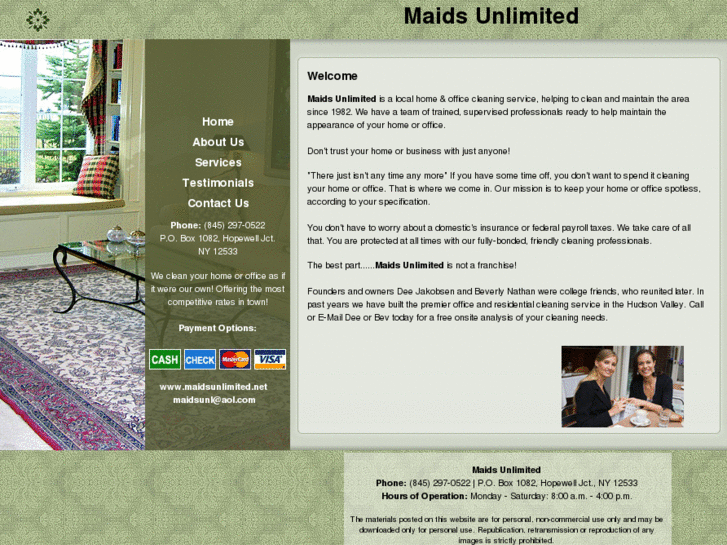 www.maidsunlimited.net