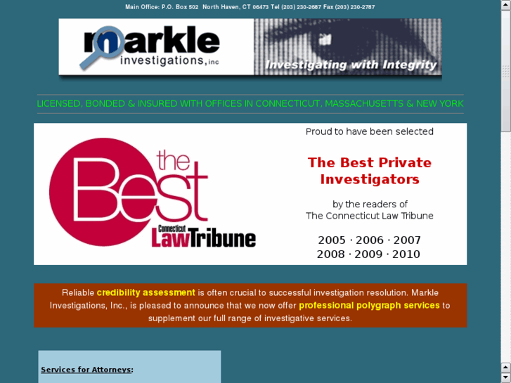 www.markleinvestigations.com