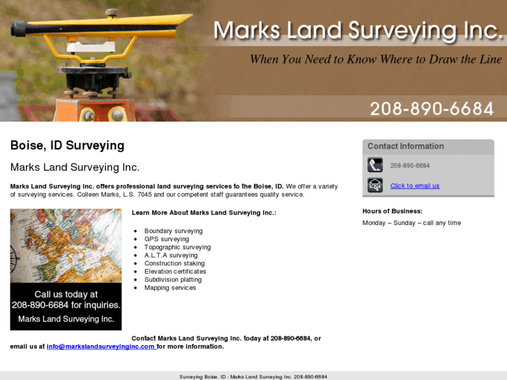 www.markslandsurveyinginc.com