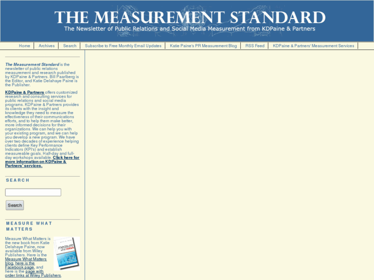 www.themeasurementstandard.com