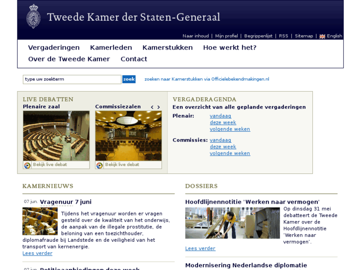 www.tweedekamer.nl