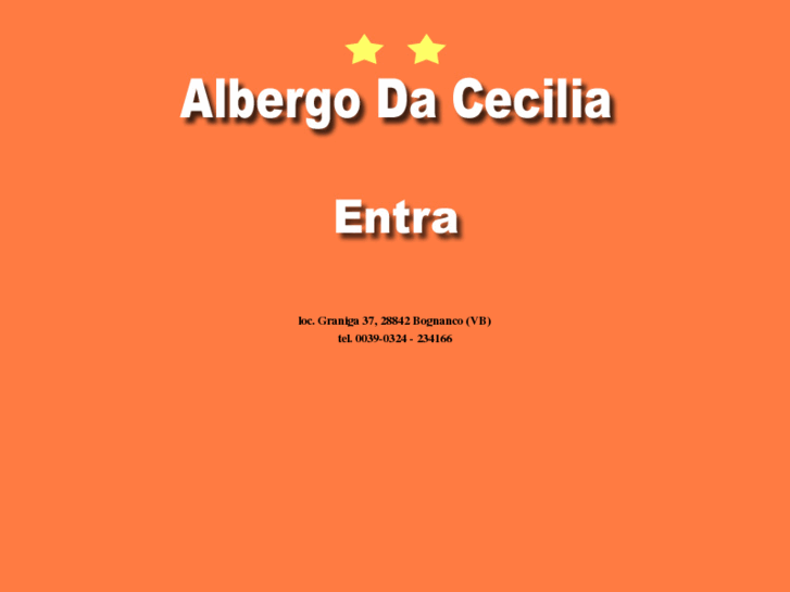 www.albergodacecilia.com