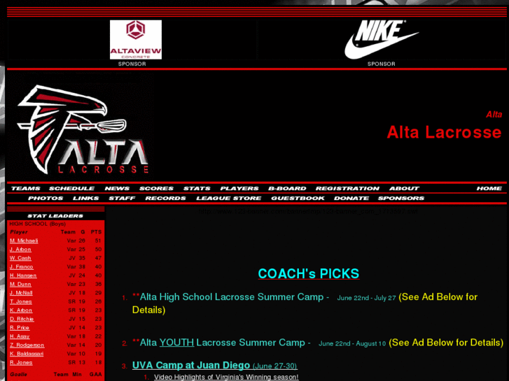 www.altalacrosse.com