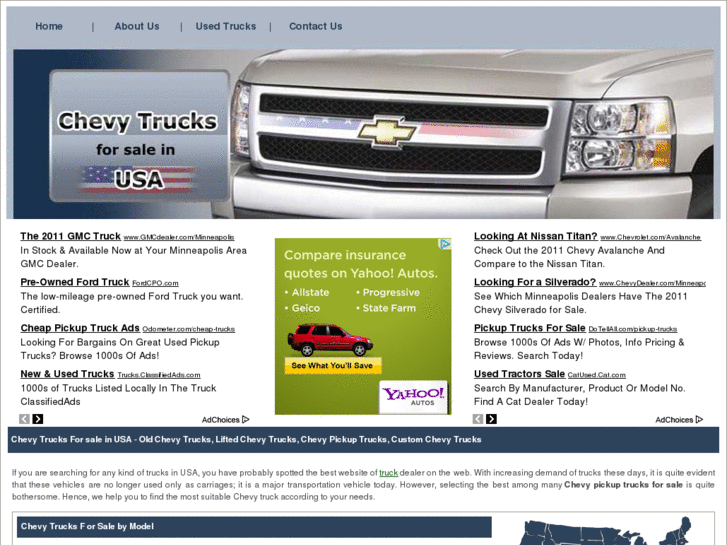 www.chevytrucksforsaleinusa.com