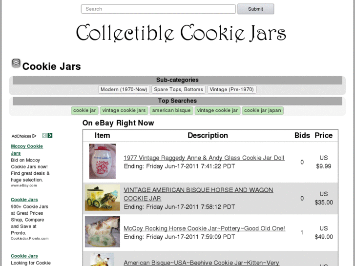 www.collectiblecookiejars.net