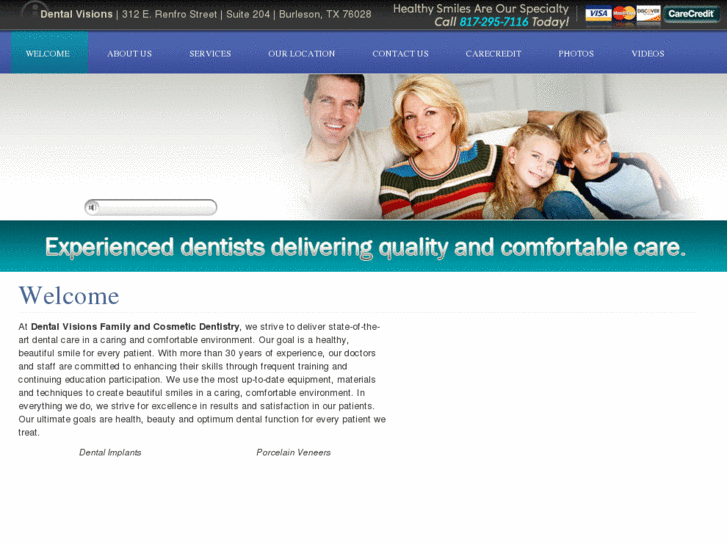 www.dentalvisionsburlesontx.com